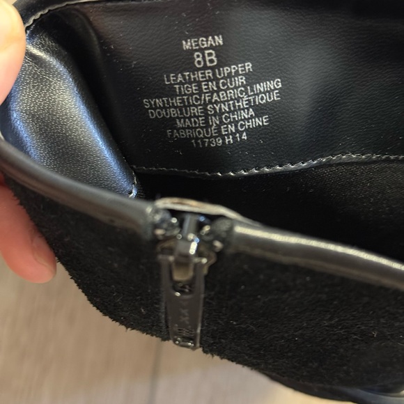 Ralph Lauren Women’s Megan Riding Boots Leather & Suede Mid Shaft Ankle Boots - Picture 7 of 8